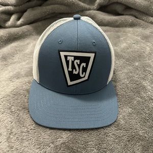 Blue TSC snapback hat. Worn twice. Like new.